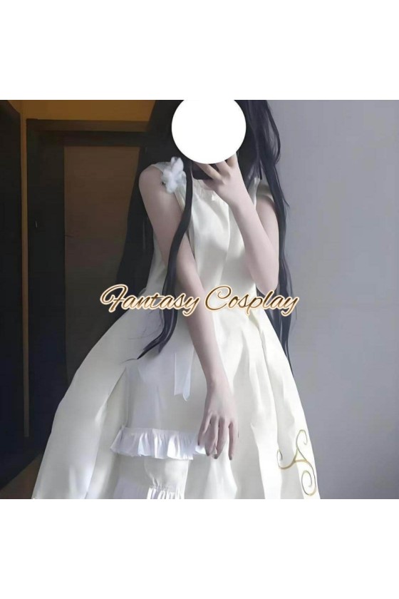 Identity V Little Girl Alice DeRoss Pandora White Dress Cosplay Costume